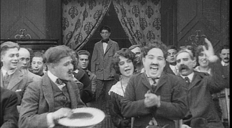 Still from Charlie Chaplin in A Film Johnnie